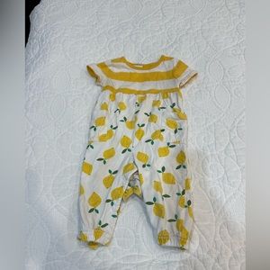 Hanna Andersson jumpsuit - lemons
